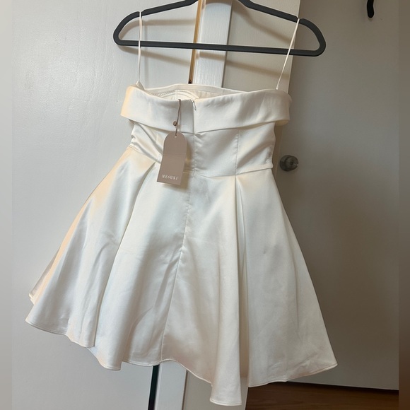 MESHKI Eileen Mini Dress White NWT - Picture 7 of 9